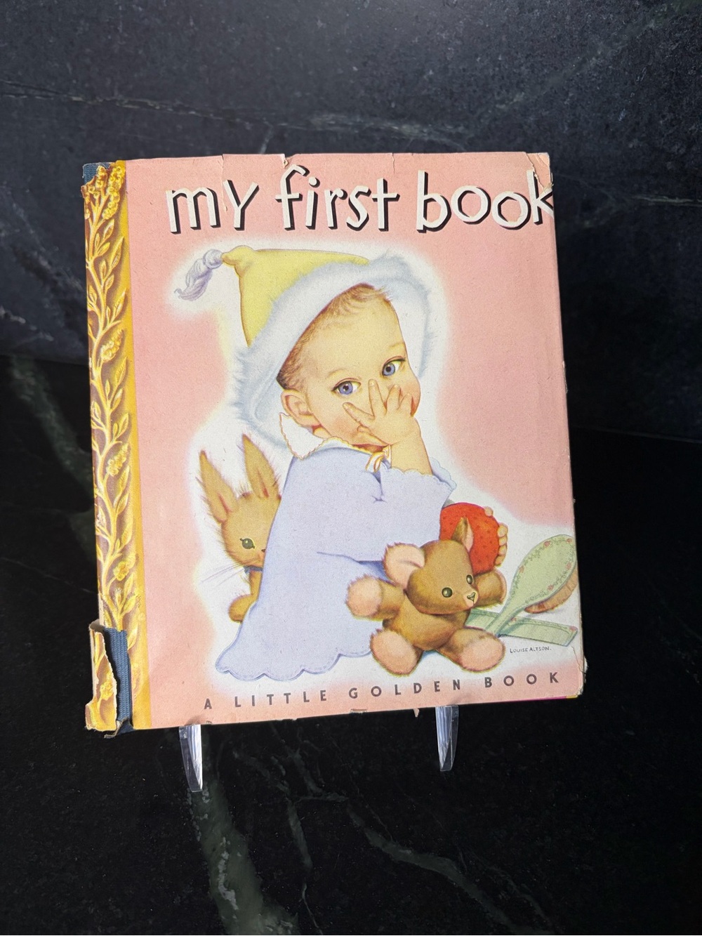 My First Book, 1944 edition Little Golden Books, with dust jacket